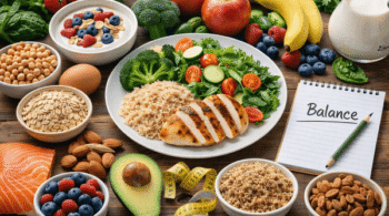 Prato equilibrado e saudável