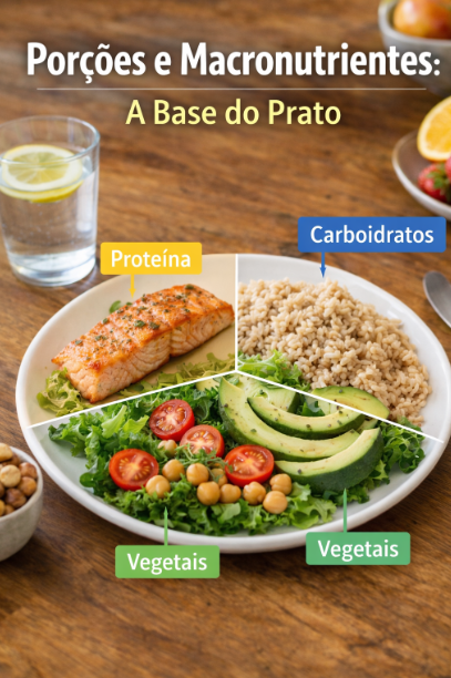 porções e macronutrientes