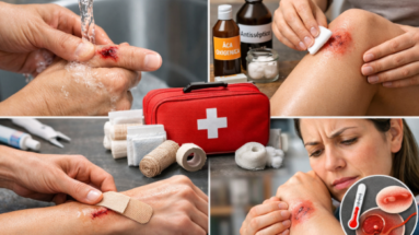 Como tratar cortes, arranhões e lesões leves