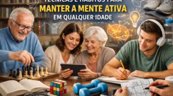 Técnicas e hábitos para manter a mente ativa