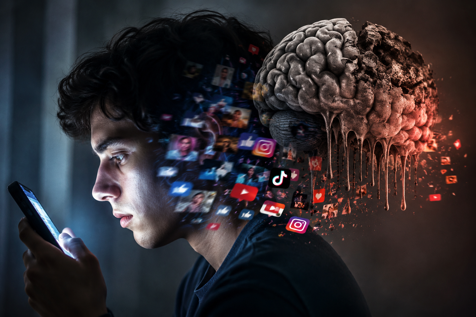 C&eacute;rebro Apodrecendo? Especialistas Investigam Como o Excesso de Telas e o Uso Compulsivo do Celular Podem Afetar o C&eacute;rebro