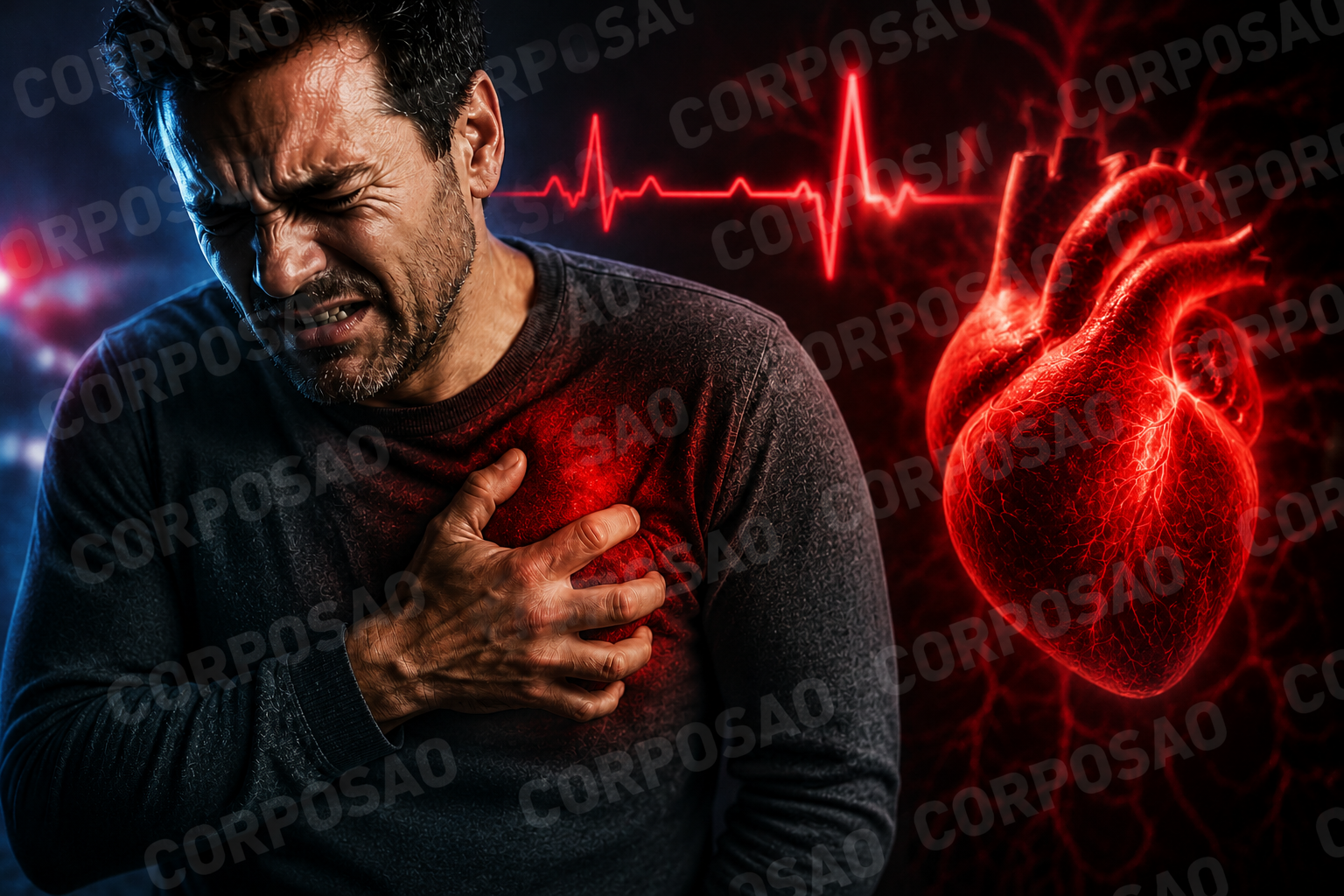 Sintomas de Infarto: O Corpo Avisa? Conheça os Sinais Que Você Nunca Deve Ignorar