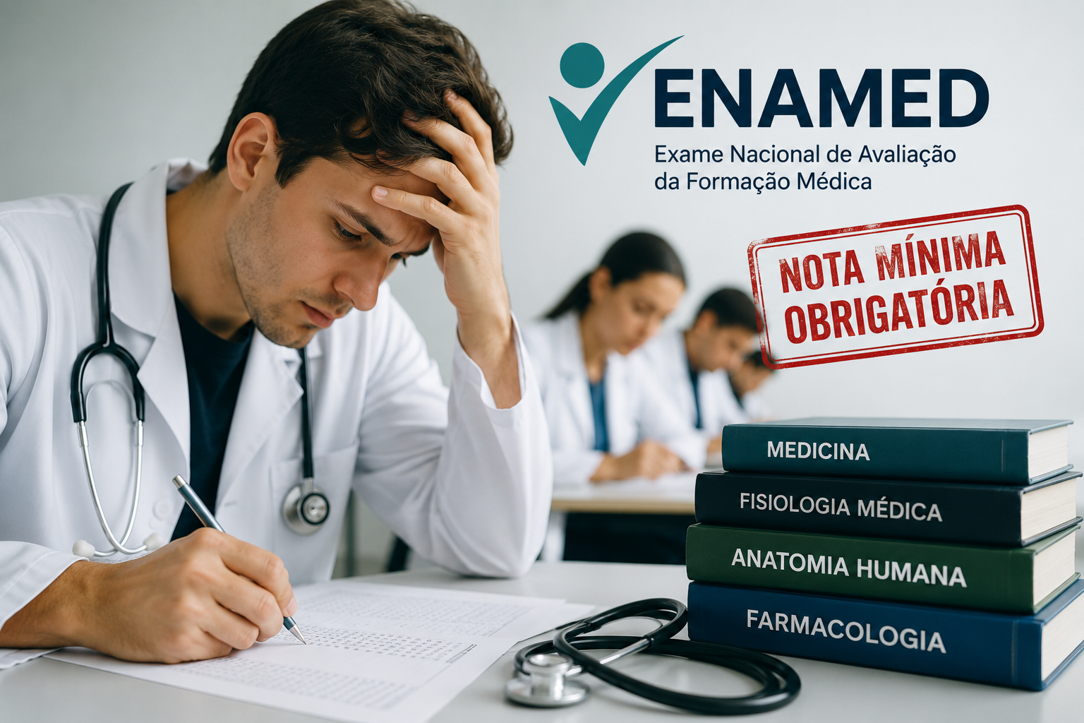 Mudan&ccedil;a Hist&oacute;rica na Medicina: Nota Baixa no Enamed Poder&aacute; Impedir Novos M&eacute;dicos de Exercer a Profiss&atilde;o no Brasil