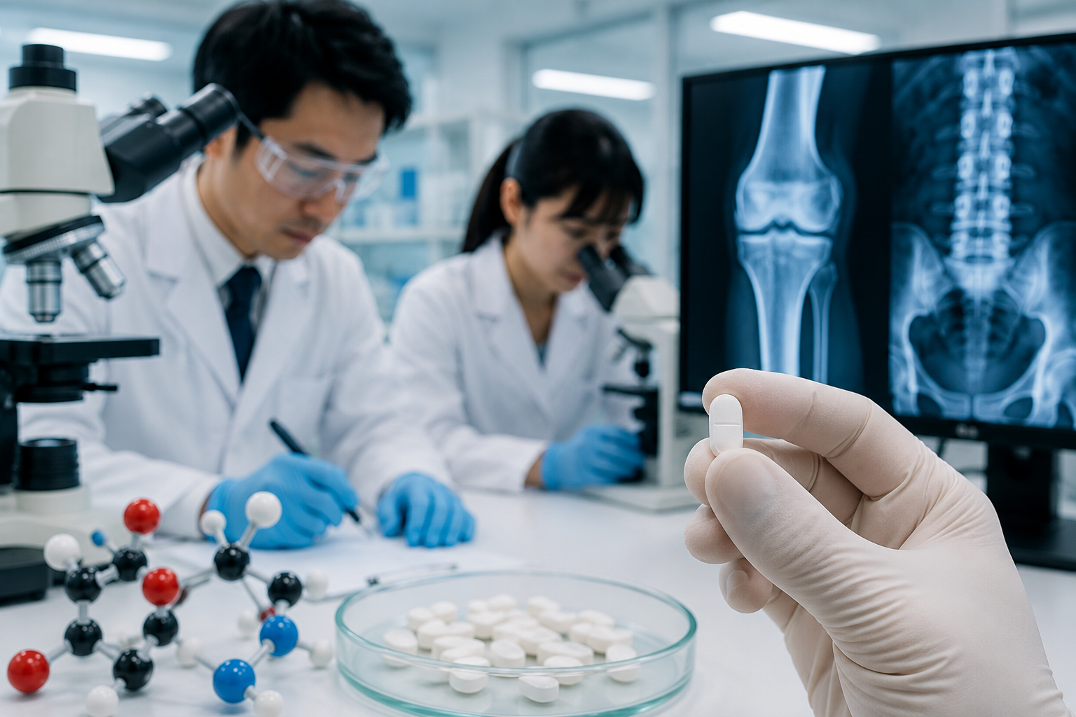 Cientistas Japoneses Desenvolvem P&iacute;lula Experimental Que Pode Revolucionar o Tratamento de Fraturas e Osteoporose